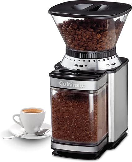 Cuisinart DBM-8P1 Supreme Grind Automatic Burr Coffee Grinder, 18-Position Selector, 4 to 18 Cups