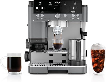Ninja Luxe Cafe Premier Espresso, Drip Coffee and Rapid Cold Brew (ES601)