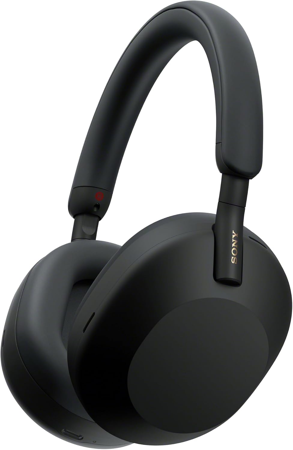 Sony WH-1000XM5 wireless noise cancelling headphones in black